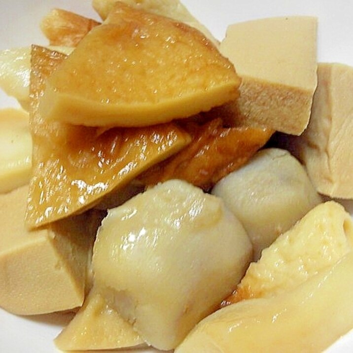 さつま揚げと凍み豆腐入り煮物 レシピ 作り方 By デラみーやん 楽天レシピ